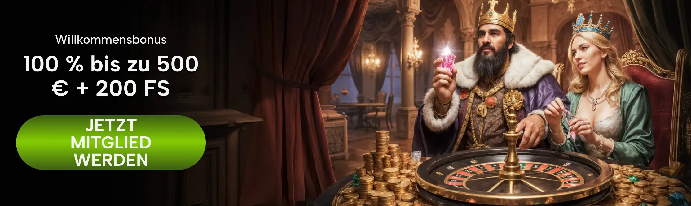 LuckyMinning Casino Aktionsbanner mit aktuellen Angeboten